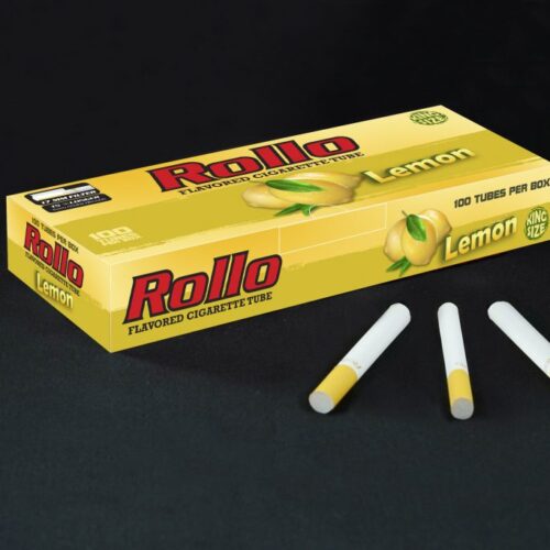 Rollo Lemon Flavored Cigarette Tubes – 100ct Box