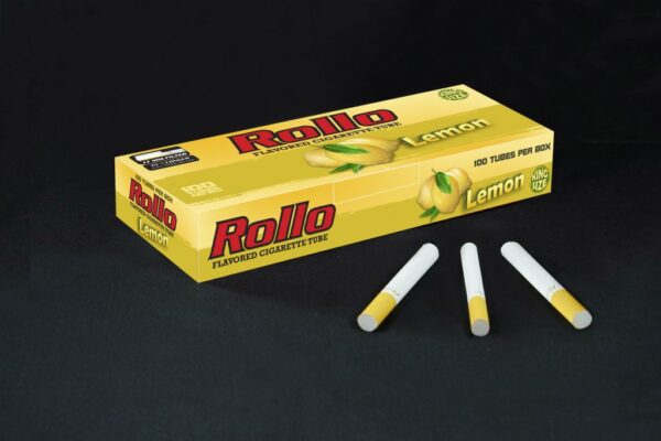 Rollo Lemon Flavored Cigarette Tubes – 100ct Box