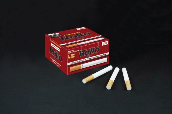 Rollo Red Cigarette Tubes – 50ct Pocket Pack (Classic Series)