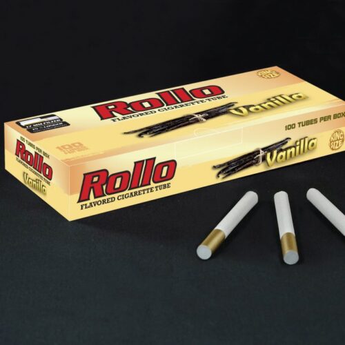 Rollo Vanilla Flavored Cigarette Tubes – 100ct Box
