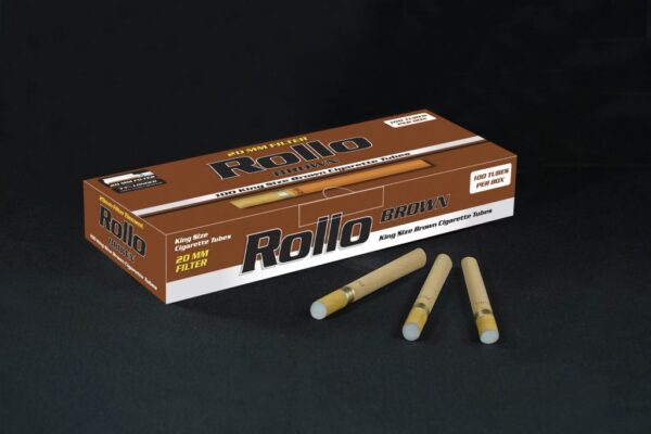 Rollo Brown Cigarette Tubes