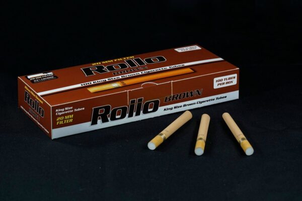 Rollo Brown Cigarette Tubes
