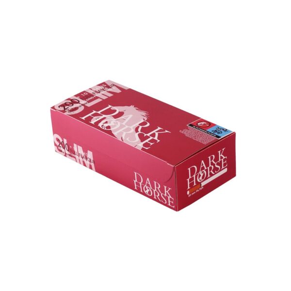 Dark Horse 6.5mm x 20mm Super Slim Tubes | 210-Piece Bonus Pack Slim RYO Tubes | Tobacco Saving Long Filter Slims