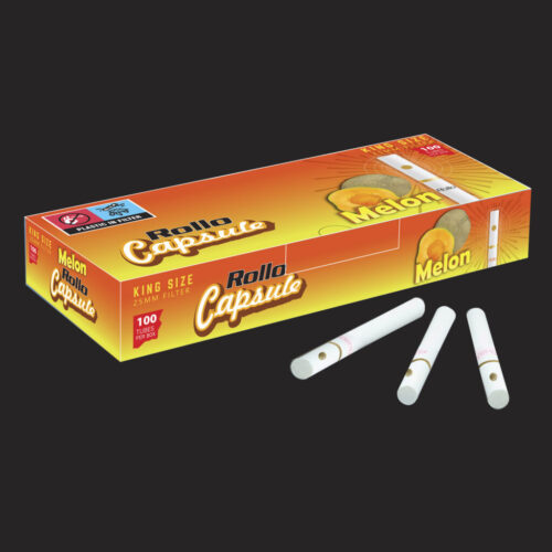 Rollo Melon Capsule King Size Cigarette Tubes – 100ct Box