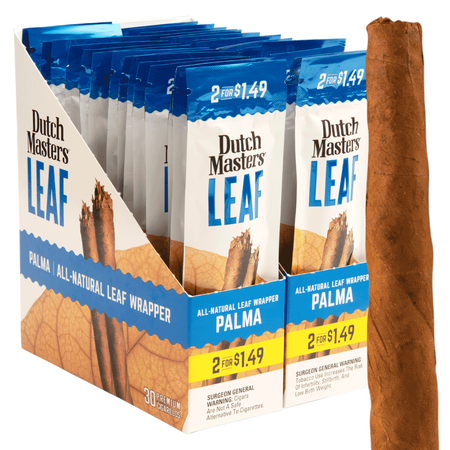 Dutch Masters Leaf Palma – Connecticut Broadleaf (Bulk Box of 60)