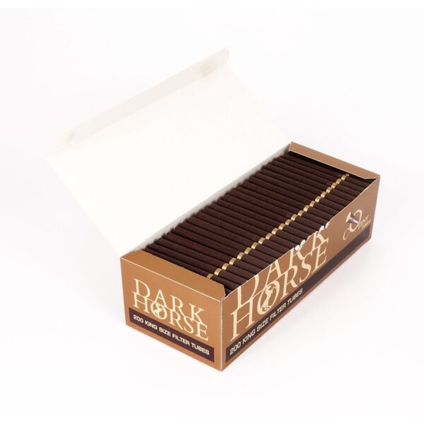 Dark Horse King Size Copper Edition Filter Tubes – 200 Count Box