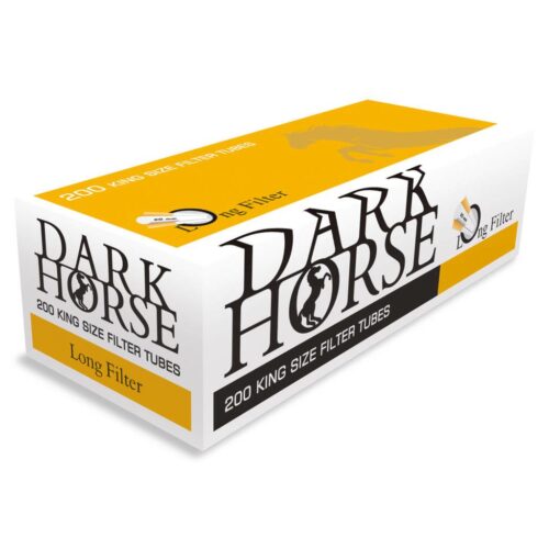 Dark Horse King Size Long Filter Tubes – 200 Count Box