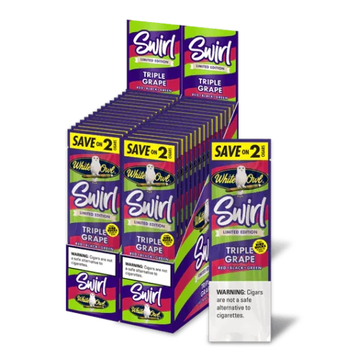 White Owl Swirl Triple Grape Cigarillos