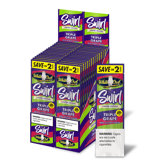 White Owl Swirl Triple Grape Cigarillos