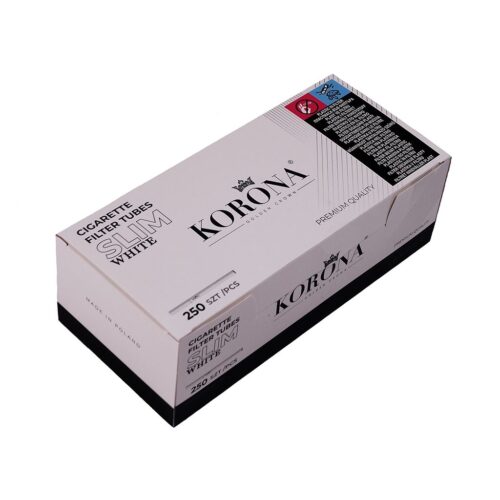 Korona Slim White Filter Tubes