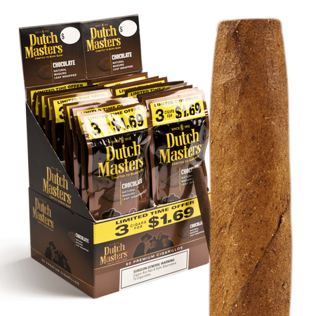 Dutch Masters Chocolate Cigarillos – Bulk Box of 60