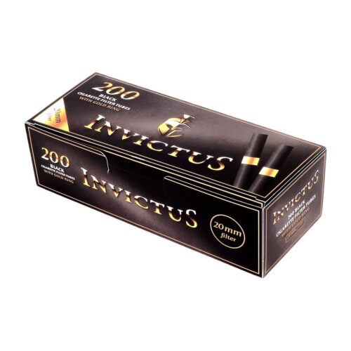 Invictus Black & Gold Filter Tubes – (20mm Long Filter)