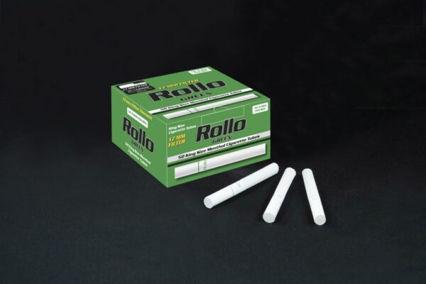 Rollo Green Cigarette Tubes – 50ct Pocket Pack (Refreshing Series)