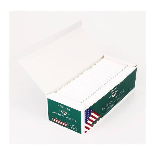 American Aviator Menthol Regular King Size Tubes