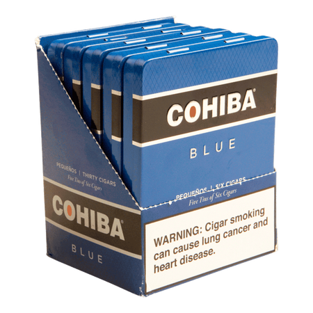 Cohiba Blue Pequenos – 5 Tins of 6 (30 Total)