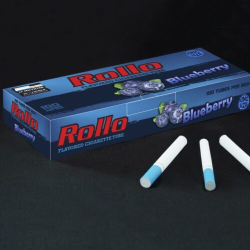 Rollo Blueberry Flavored Cigarette Tubes – 100ct Box