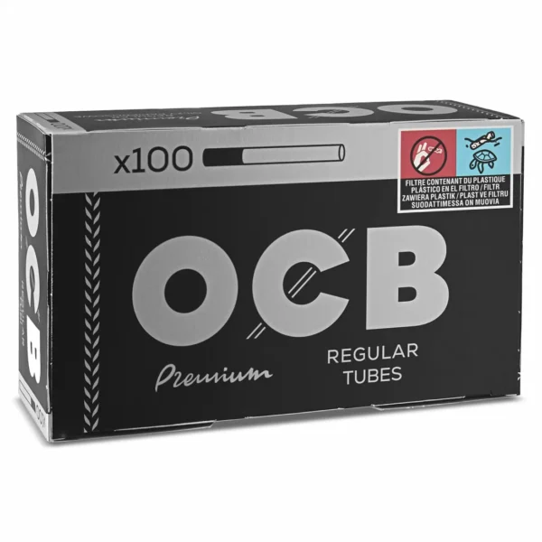 OCB Cigarette Tubes with Filter Box of 100