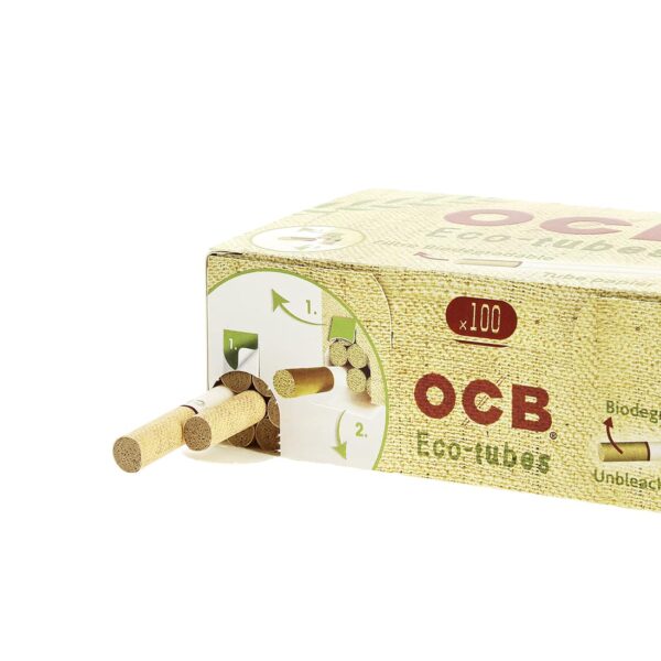 OCB Organic Hemp Tubes with Filter (Box of 100)