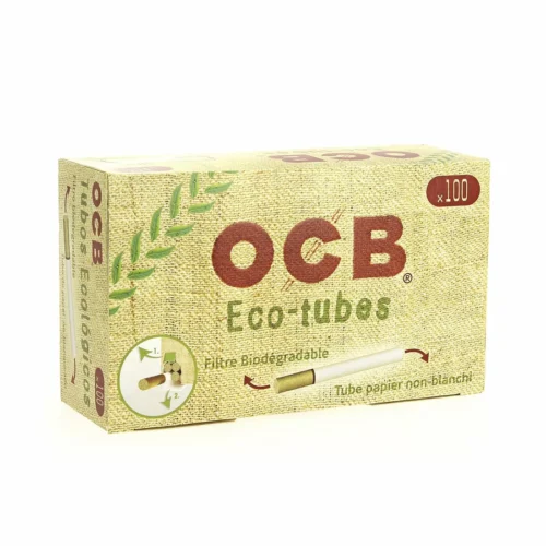 OCB Organic Hemp Tubes with Filter (Box of 100)