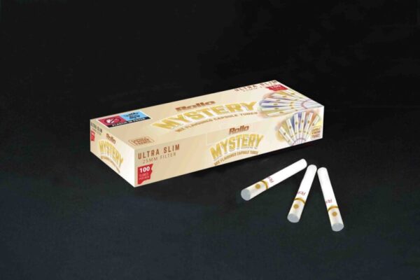 Rollo Mystery Ultra Slim Capsule Cigarette Tubes – 100ct Box (6.5mm)
