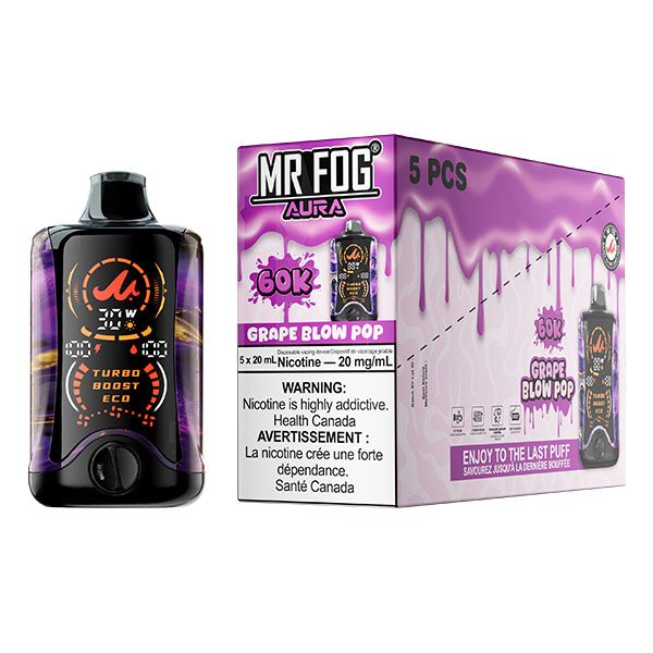 MR FOG AURA Grape Blow Pop