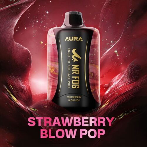 blacklabel-australia (108) Mr Fog Aura 60k Puffs Strawberry Blow Pop
