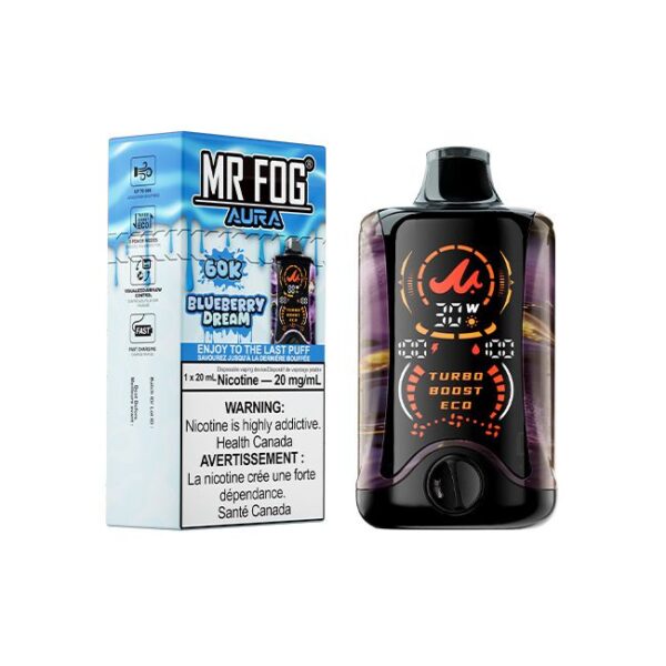 Mr Fog Aura 60k Puffs Blueberry Dream
