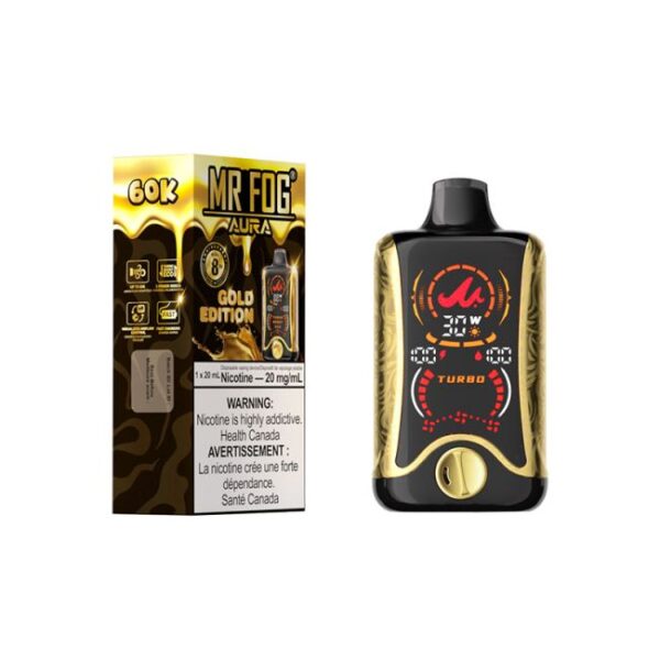 Mr Fog Aura 60k Puffs Gold Edition