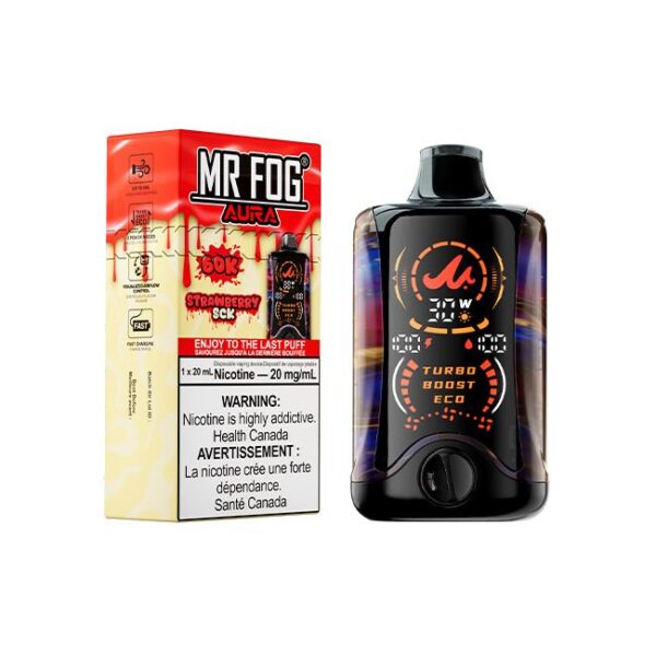 Mr Fog Aura 60k Puffs Strawberry SCK