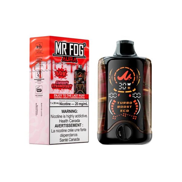Mr Fog Aura 60k Puffs Cherry Strawberry