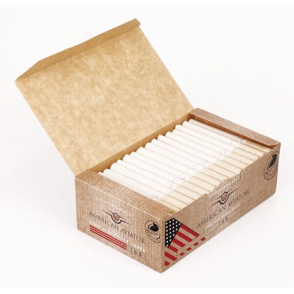 American Aviator Biodegradable King Size Filter Tubes