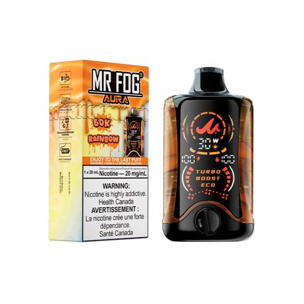 Mr Fog Aura 60k Puffs Rainbow