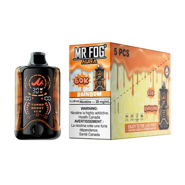 Mr Fog Aura 60k Puffs Rainbow