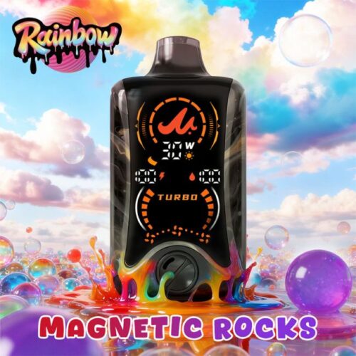 blacklabel-australia (197) Mr Fog Aura 60k Puffs Rainbow Magnetic Rocks
