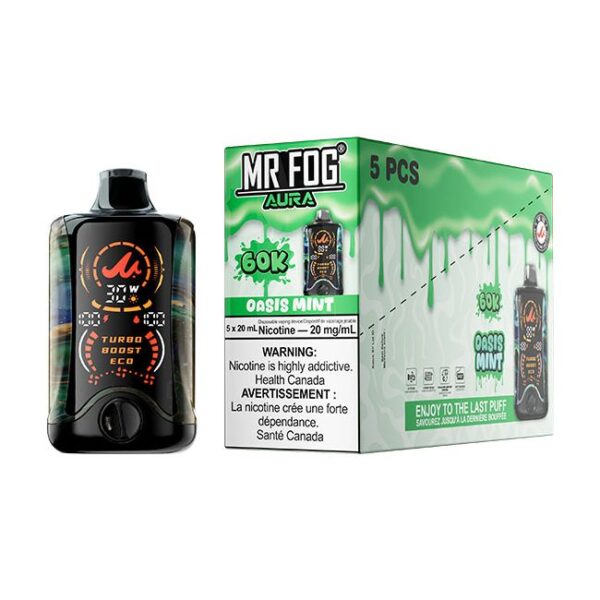 mr fog mint vape MR FOG MAX PRO MINT MENTHOL - Mr Fog main image 1