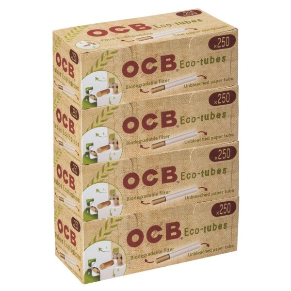 OCB Eco-Tubes Unbleached Filter Tubes