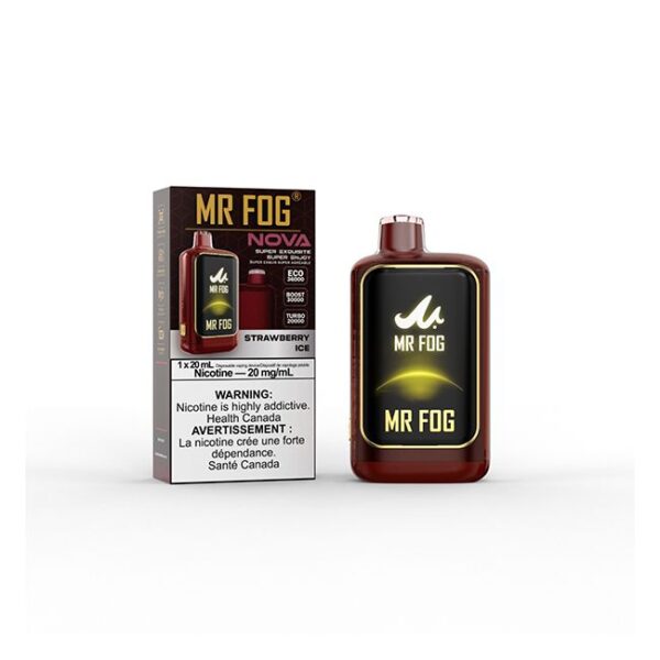 Mr Fog Nova 36k Puffs Strawberry Ice