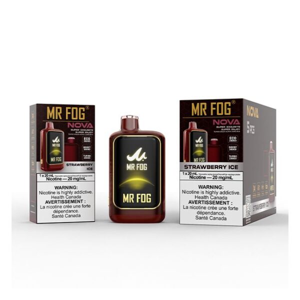 Mr Fog Nova 36k Puffs Strawberry Ice