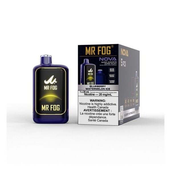 Mr Fog Nova 36k Puffs Blueberry Watermelon Ice