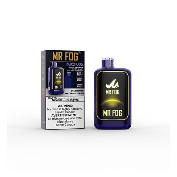 Mr Fog Nova 36k Puffs Blueberry Watermelon Ice