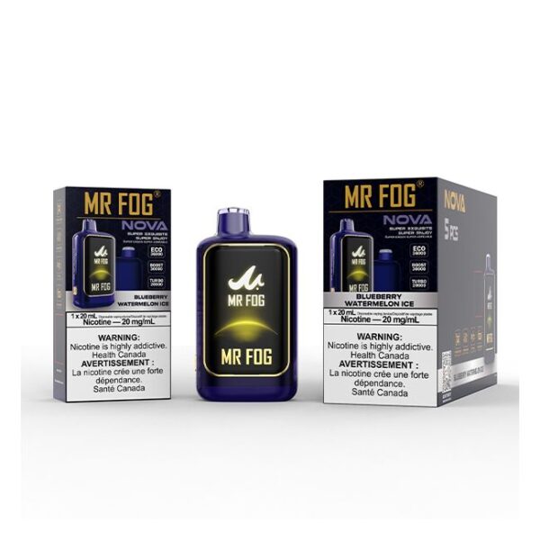 Mr Fog Nova 36k Puffs Blueberry Watermelon Ice