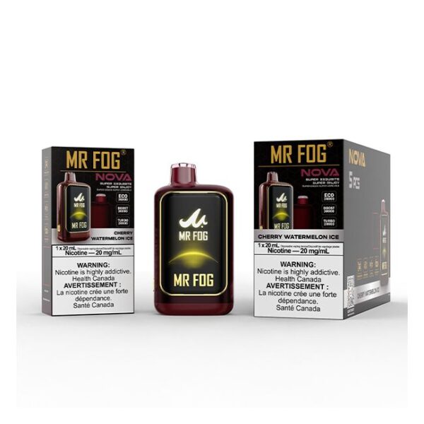Mr Fog Nova 36k Puffs Cherry Watermelon Ice