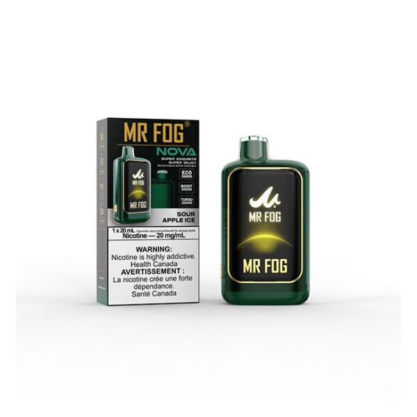 Mr Fog Nova 36k Puffs Sour Apple Ice