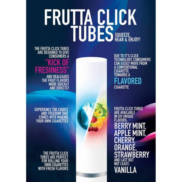 Frutta Click Tubes Berry Mint Aroma Capsule Tubes