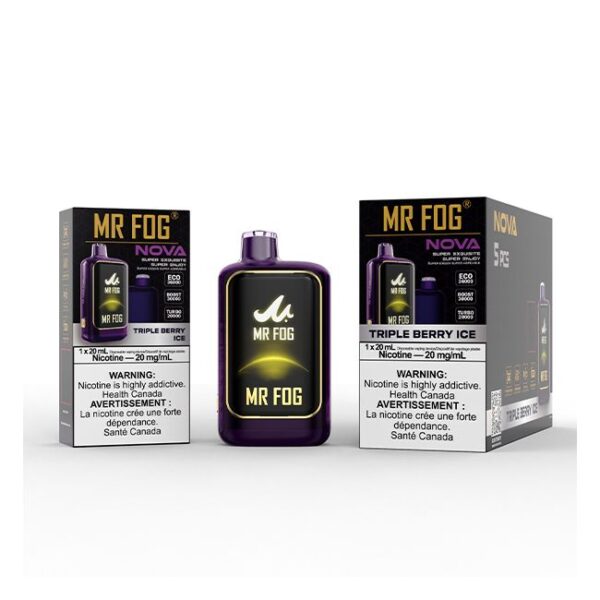 Mr Fog Nova 36k Puffs Triple Berry Ice