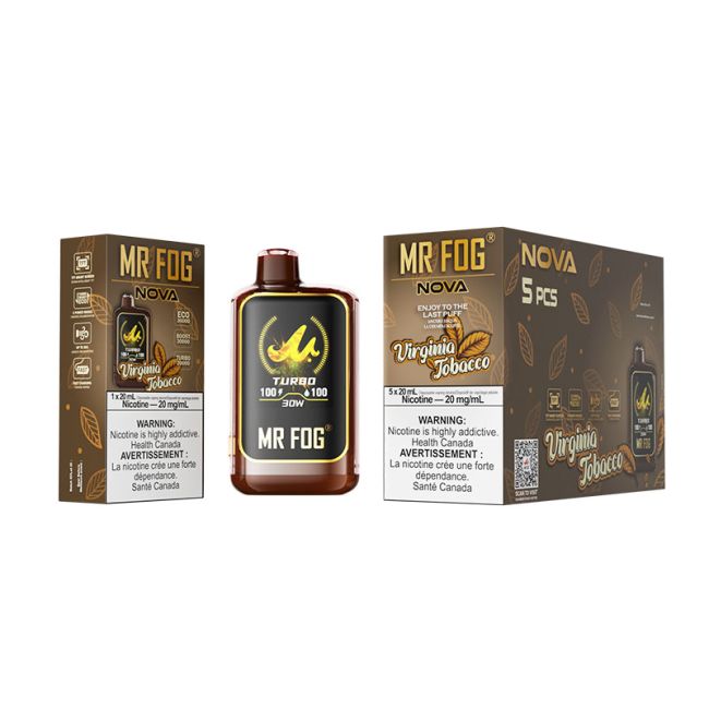 Mr Fog Nova 36k Puffs Virginia Tobacco