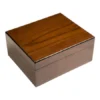 Small Ash Burl Cigar Humidor | Luxury Wood Storage