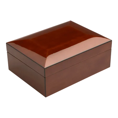 Napoli Walnut Burl Humidor - 75 Cigar Capacity