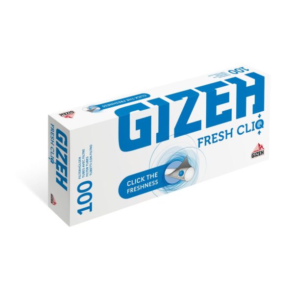 GIZEH Fresh CliQ Menthol Capsule Tubes – 100 Count Box