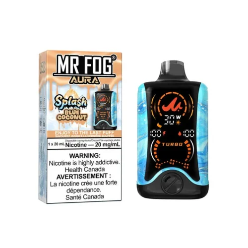 blacklabel-australia (39) Mr Fog Aura 60k Puffs Blue Coconut | Splash Edition Disposable Vape | Premium Disposable Vape Australia